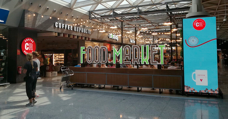 Grupo Ibersol abre un Food Market  en el Aeropuerto de Barcelona