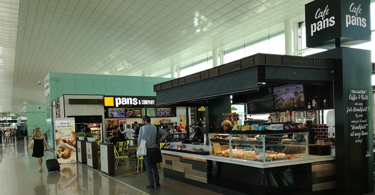 Ibersol Group opens its third Pans&Company in the Barcelona airport