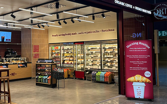 Grupo ibersol abre su tercer “Pret A Manger” en Barcelona